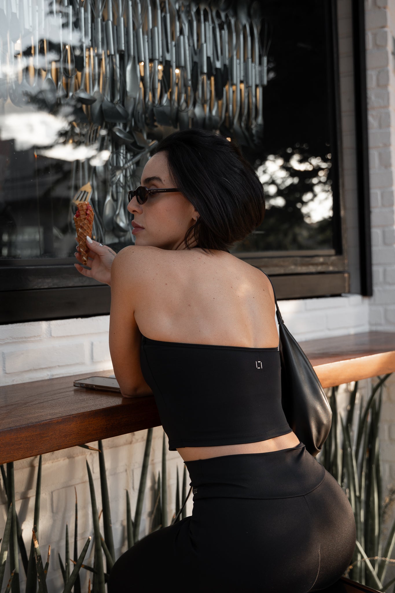 Blusa Halter Crop